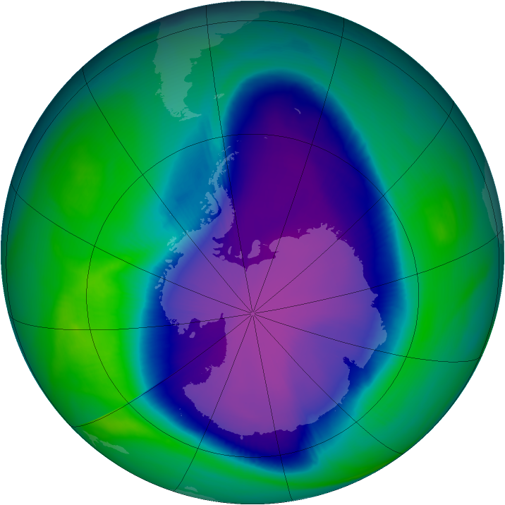 Ozone Map 2006-10-10